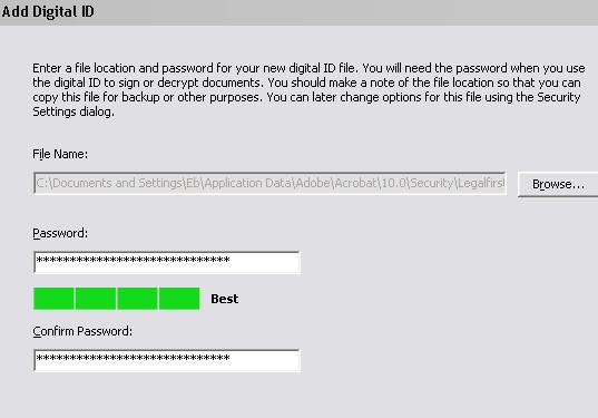 Sample: Password
